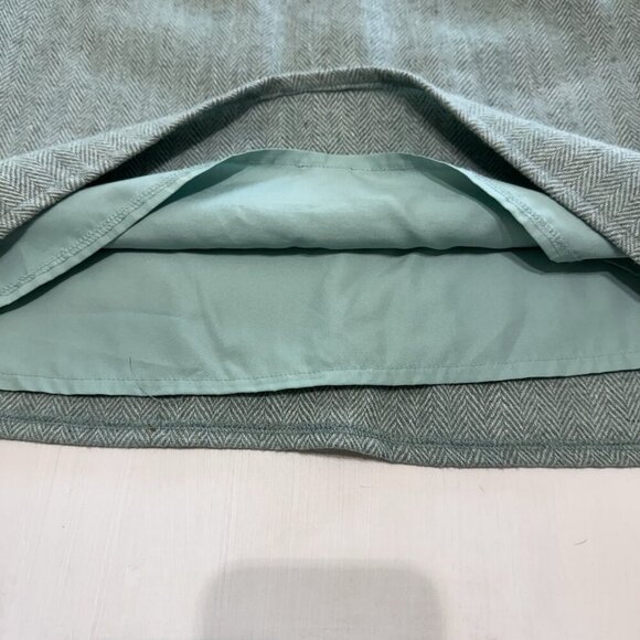 Judith March Mini Skirt Large L Wool Tweed Aztec Western Festival Hipster - Picture 7 of 7